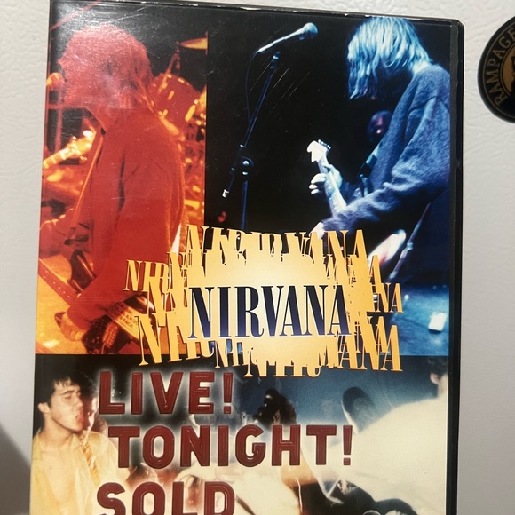 Nirvana live tonight sold out dvd,  with info page and a Nirvana Ring tone add. - Picture 10 of 10